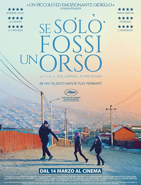 Se Solo Fossi Un Orso Cinema Teatro Busan