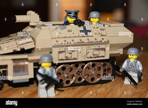 LEGO custom MOC WWII German soldier on a Sd.Kfz 251 halftrack Stock ...