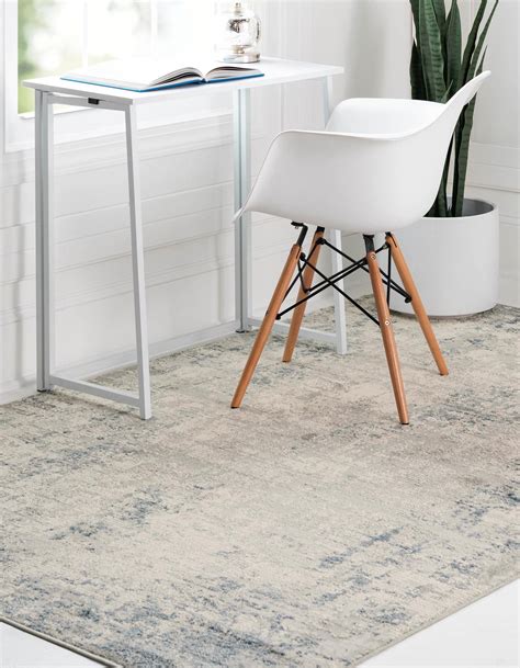 Gray Blue 4 X 6 Caspian Rug