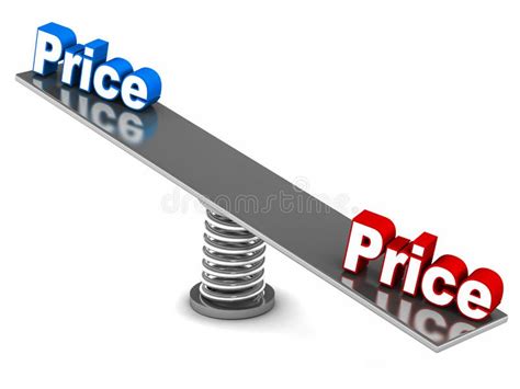 Price Comparison Stock Illustration Illustration Of Comparative 30389987