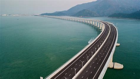 Worlds Longest Sea Crossing Hong Kong Zhuhai Bridge Opens Bbc News