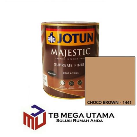 Jual Jotun Majestic Supreme Finish 1441 Choco Brown 09 Liter Cat