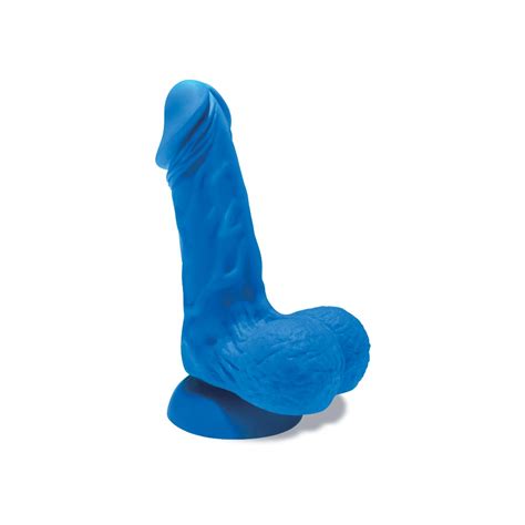 Nobü Rainbow DG1 Silicone Dildo with Suction Cup Blue BodiSpa B2B