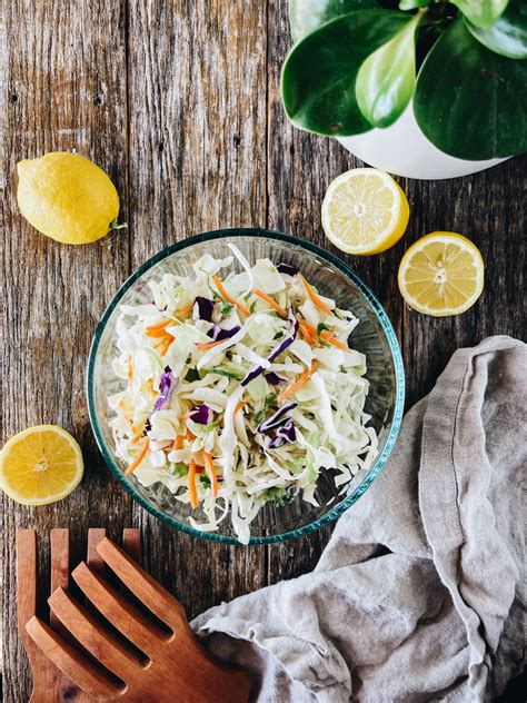 Healthy Low Carb Coleslaw 6 Ingredients Milk And Honey Nutrition