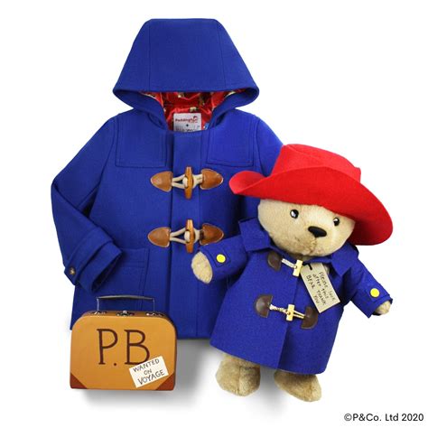 Luxe Paddington T Set Classic Wool Duffle Coat With 16 Soft Toy A