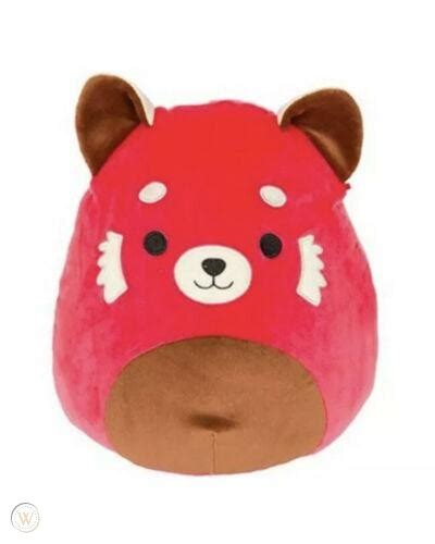 Squishmallow Kellytoy Cici The Red Panda Raccoon 8 Super Soft Plush