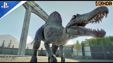 PS5 Jurassic World Evolution 2 Spinosaurus Pelea Brutal A Muerte