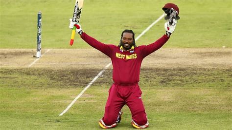 Chris Gayle 215 Vs Zimbabwe Stats Highlights Of First Double Century In World Cup Cricket