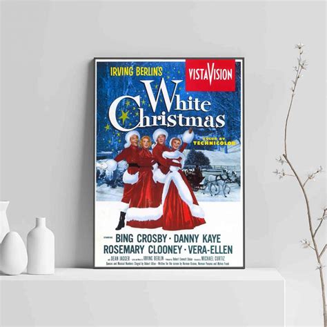 White Christmas Poster - Poster Art Design