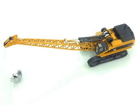 1:50 Scale Kids Yellow Diecast Tower Crane Toy [NT01T466] : EZTRUCKTOYS.COM