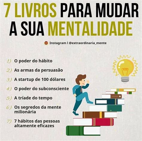 Livros Para Mudar Sua Mentalidade Livros De Desenvolvimento Pessoal