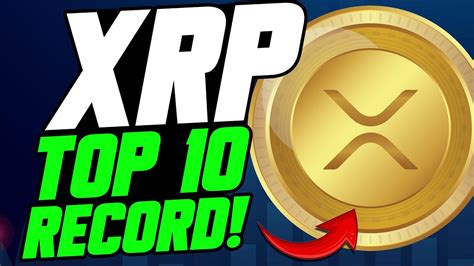 XRP RIPPLE EN EL TOP 10 XRP TIENE EL 10 DE TODA LA INVERSION