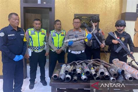 60 Knalpot Brong Disita Polres Aceh Barat Dari Lokasi Balapan Liar