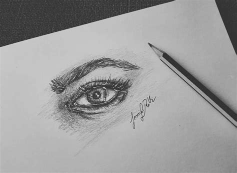 Pencil eye sketch by jroth27 on DeviantArt