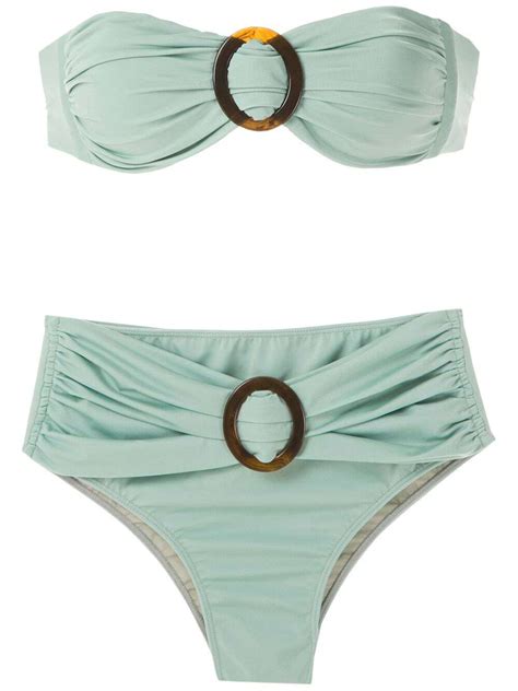 Shop Brigitte Green Bikini Products Editorialist