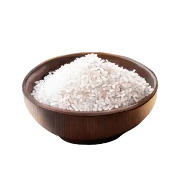 Rice Paddy In The Wooden Bowl Transparent Image Rice Paddy Bowl Png