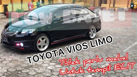 Mobil Terlaris Vios Limo Gen Modifikasi Hitam Metalick