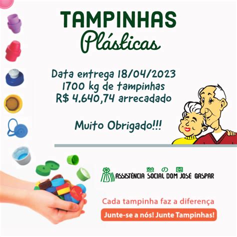 Doa O Tampinhas Pl Sticas