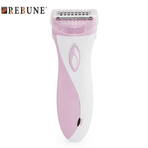 REBUNE Electric Epilator Hair Removal Rechargeable Female Underarm Bikini Body Epilator Women