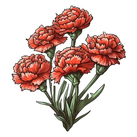 Patrón Hermoso Rojo Clavel Png Clavel Patrón Flores Png Imagen Para Descarga Gratuita Pngtree