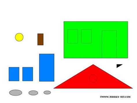 Shapes Activity Sheets - House