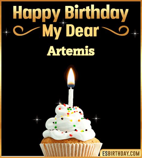 Happy Birthday Artemis  🎂 Images Animated Wishes【28 S】