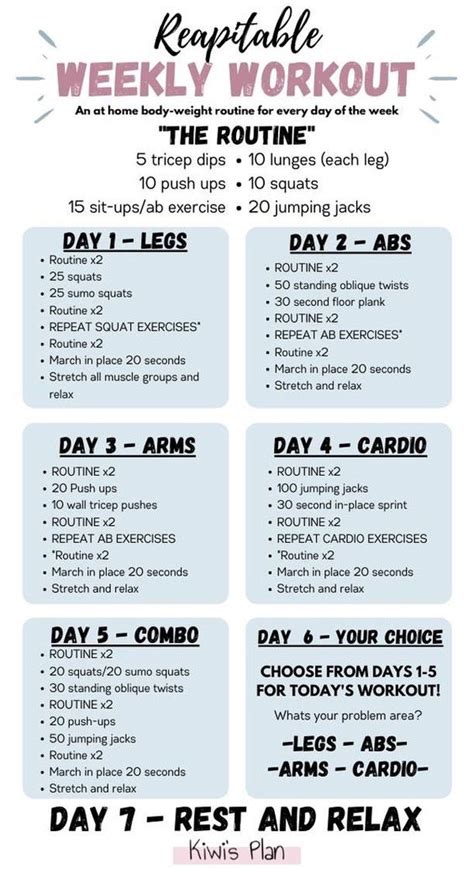 Pin On Workout Routines