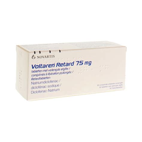 VOLTAREN RETARD COMP 60 X 75 MG Apotheek Claeys