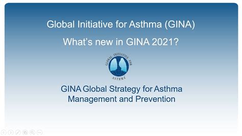 GINA 2021 Global Initiative For Asthma YouTube