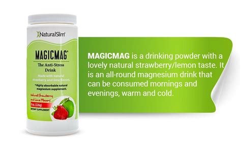 Amazon Naturalslim Magicmag Pure Magnesium Citrate Powder Stress