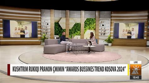 Kushtrim Rukiqi pranon çmimin Awards business trend Kosova 2024