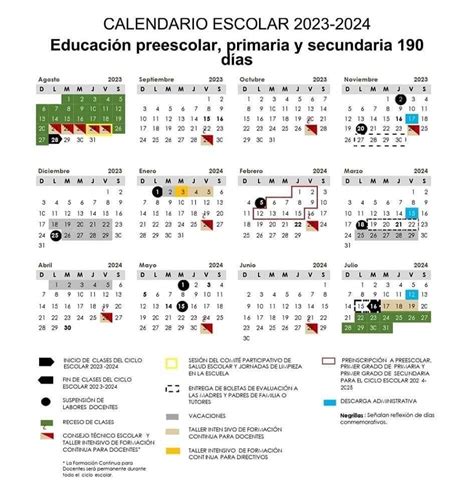 Publican Calendario Del Ciclo Escolar Habr D As De