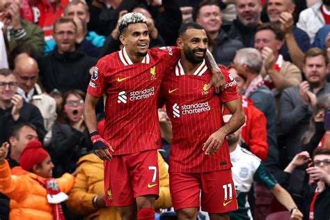 Mohamed Salah And Luis Diaz Help Arne Slot To Maiden Anfield Victory