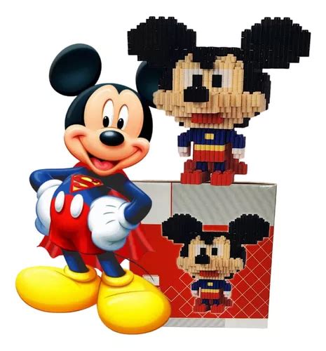 Bloques Armables 3d De Mickey Mouse Meses Sin Intereses