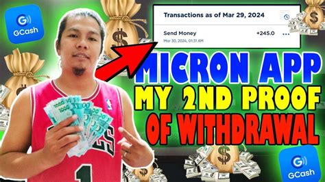 MICRON P245 PESOS MY 2ND PROOF OF WITHDRAWAL PWEDE KANG KUMITA DITO