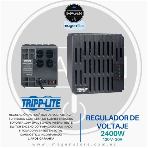 REGULADOR DE VOLTAJE TRIPP LITE 2400W