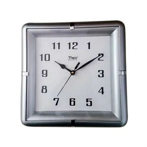 Theo Quartz Plastic Wall Clock Size X X Mm Model Name Number