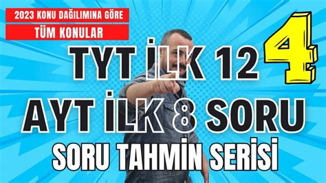 TYT AYT MATEMATİK TEKRAR 5 SORUDA SORU TAHMİN SERİSİ 4 BÖLME