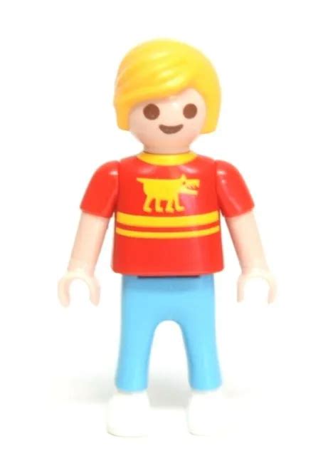 Figurine Playmobil Maison De Poup E Cole Gar On Enfant Avec T Shirt