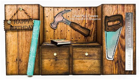 Linda Vich Creates Nailed It Workbench Birthday