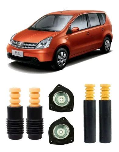 4 Kit Batente Dianteiro Traseiro Nissan Grand Livina 2009 2010 2011 12