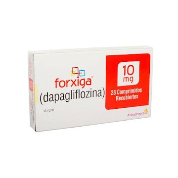 Forxiga Dapagliflozina 10 Mg AstraZeneca Caja X 28 Comprimidos