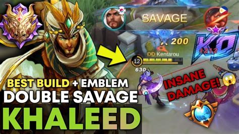 Khaleed Double Savage One Shot Combo Must Watch Top Global