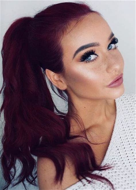 49 Burgundy Hair Color Ideas To Love Eazy Glam