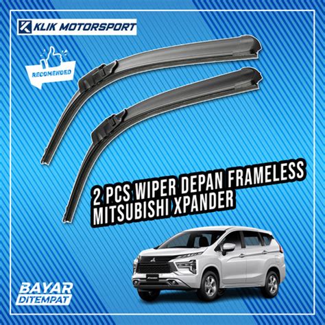 Promo Wiper Mitsubishi Xpander Wiper Mobil Frameless Set Depan