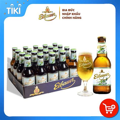 Thùng 20 Chai Bia Trái Cây Eibauer Summer Mint 25 250ml Hương Vị