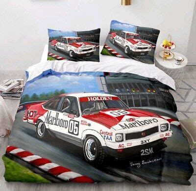 Holden A9X Torana Queen Bed Quilt Cover Set Peter Brock 1979 Bathurst