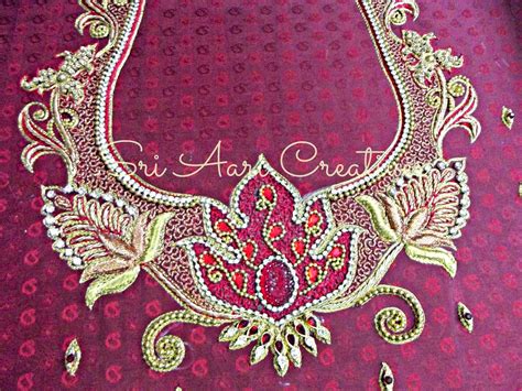 EMBOSSED THREAD WORK EMBOSSED ZARDOSI WORK ON WEDDING DESIGNER