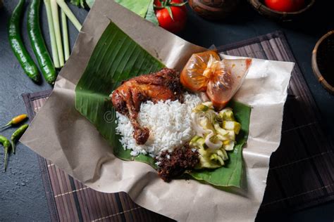 Nasi Lemak Kukus Stock Photo Image Of Dish Fried Cucumber 142044220