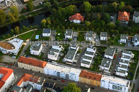 Brandenburg An Der Havel Aus Der Vogelperspektive Wohngebiet Einer